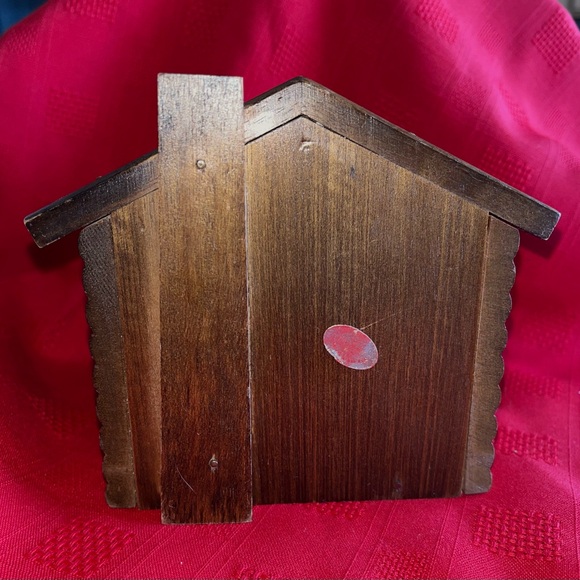 Gourmet Royale Vintage Wooden Coaster Set (8) with storage box - Picture 4 of 5